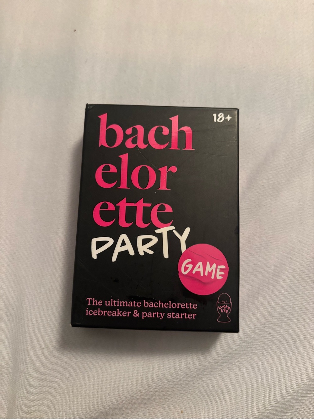 Bachelorette Party Game - Black and Pink Party Card Game